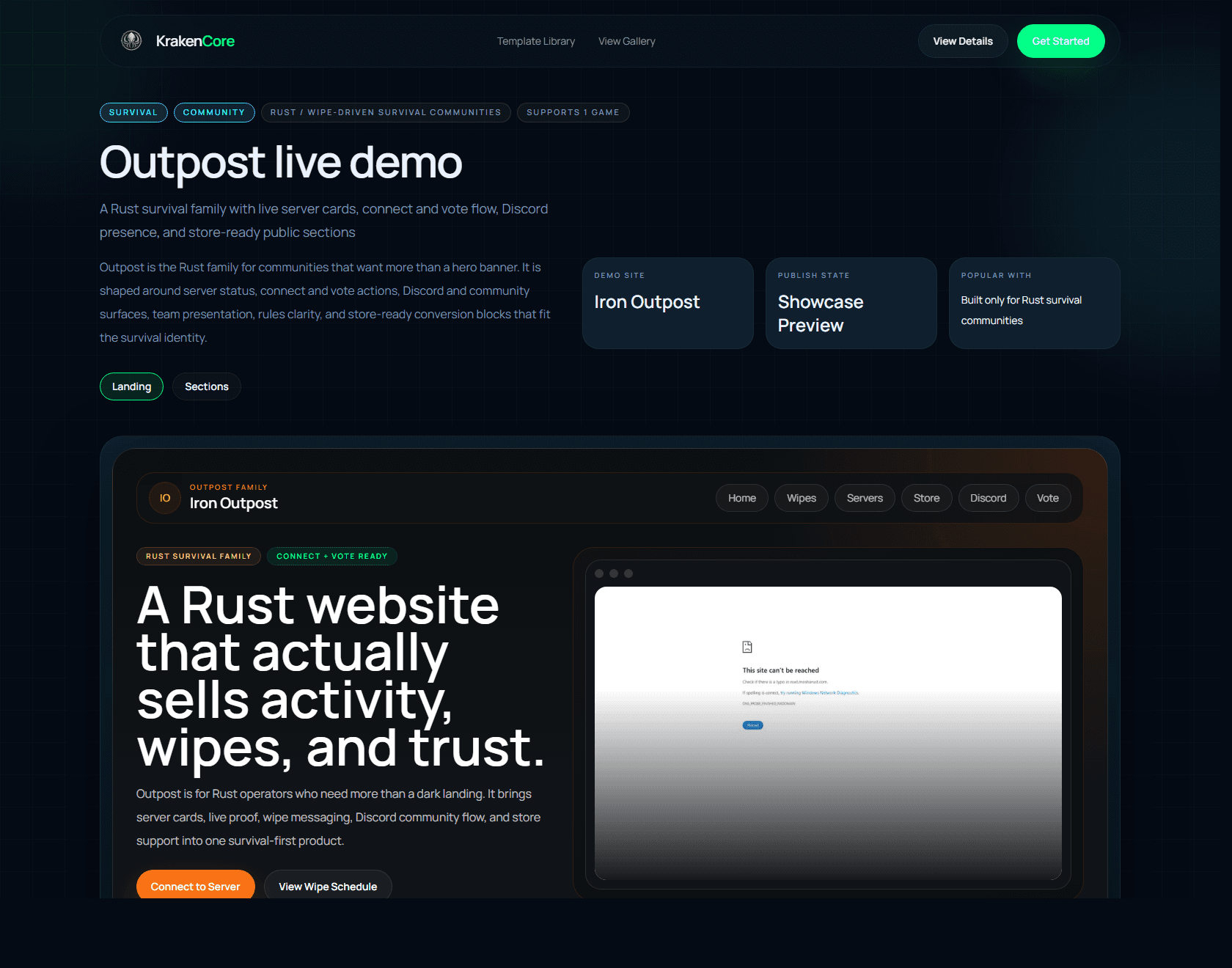 Draft preview for KrakenCore workspace